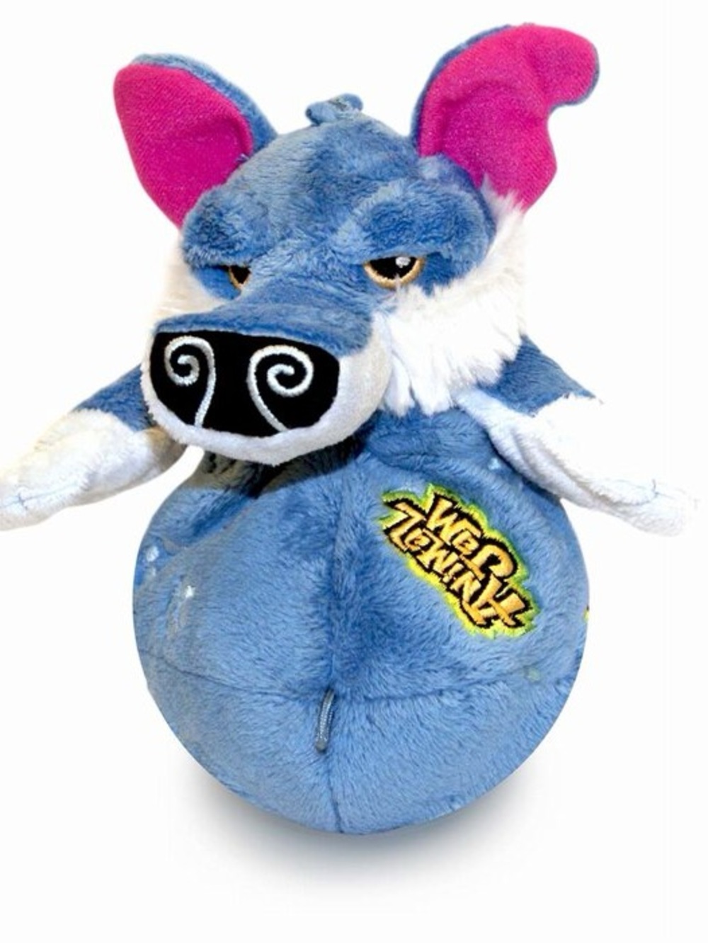 RARE 🔥 Animal Jam Animaljam Sidekix Sidekicks Keychain Plush Wolf Blue Read